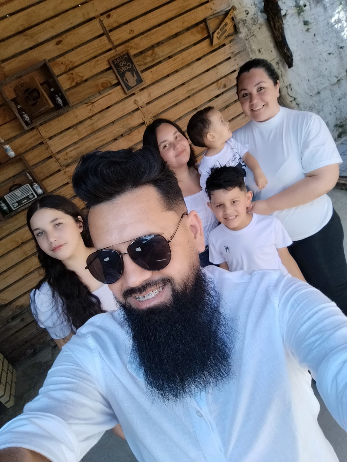 Pai viajando
